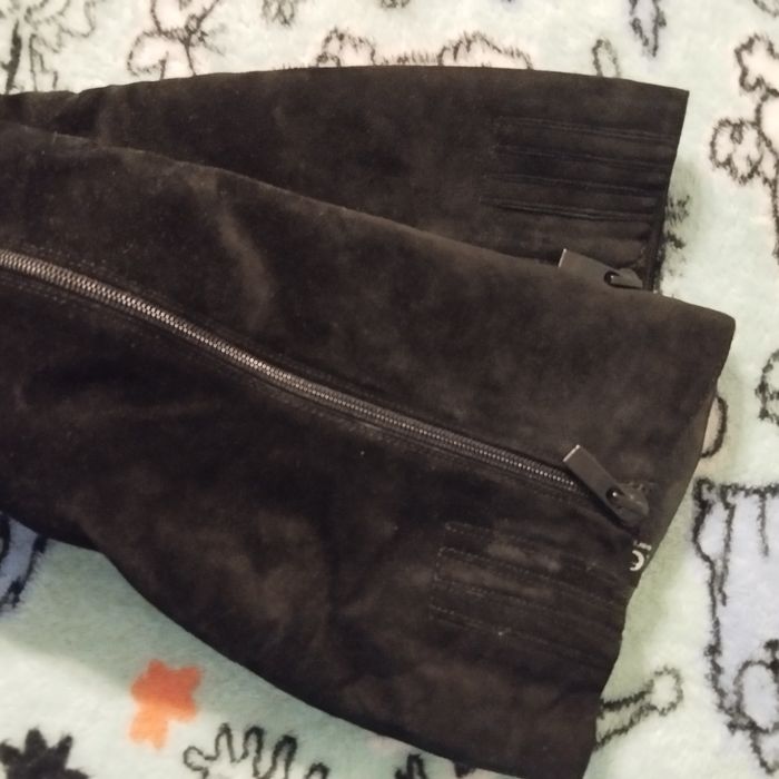 Зимові чоботи замшеві високі