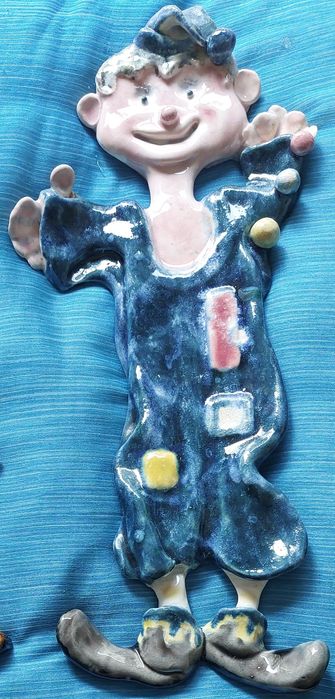 Palhaço decorativo de parede