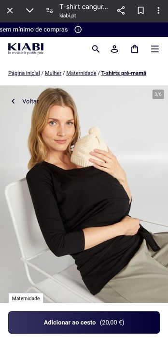 Camisola Marsúpio Kiabi