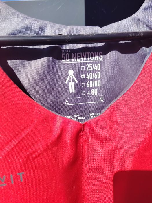 Colete salva vidas - Criança 40/60 kgs