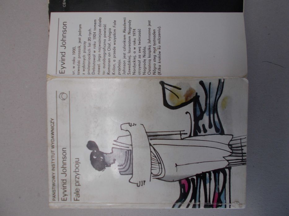 Eyvind Johnson - Fale przyboju - kontynuacja Odysei literatura szwedzka