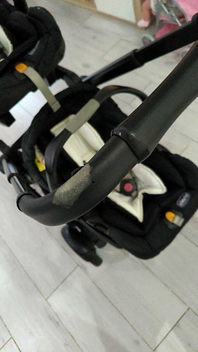 Carrinho de Gémeos Chicco Fully Twin Trio (Super Completo e Estimado)