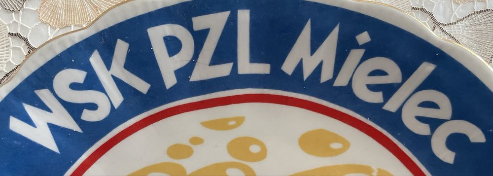 Talerz Porcelanowy Wałbrzych 32cm PZL M18 Dromader