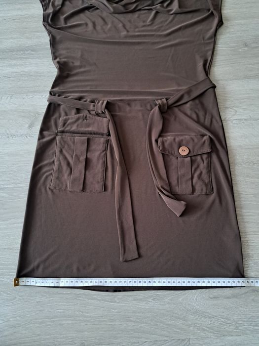 Sukienko tunika L/40 brąz czekolada