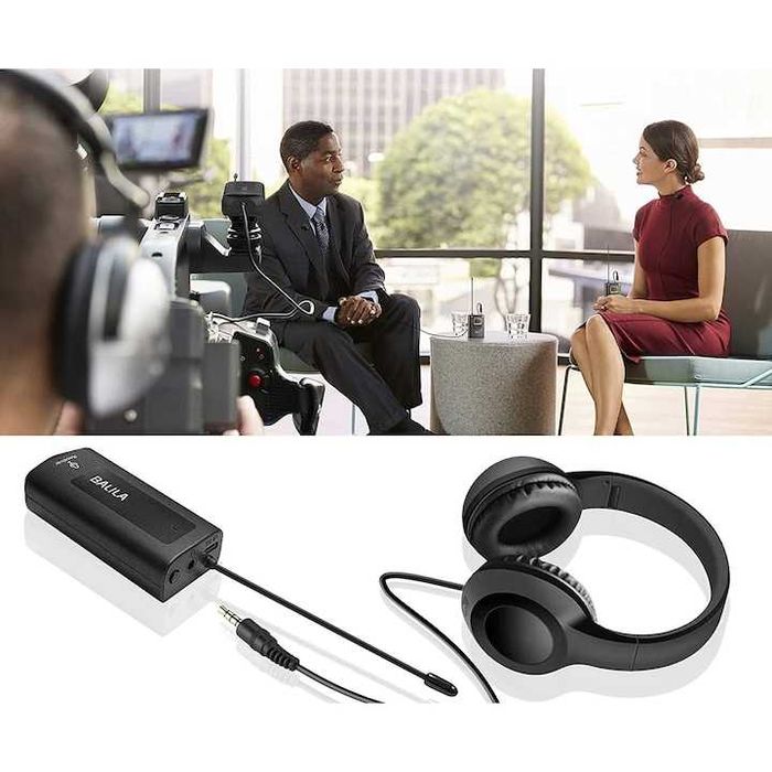 Беспроводной петличный UHF микрофон с ЖК, 1 передатчик и 1 приемник, ,