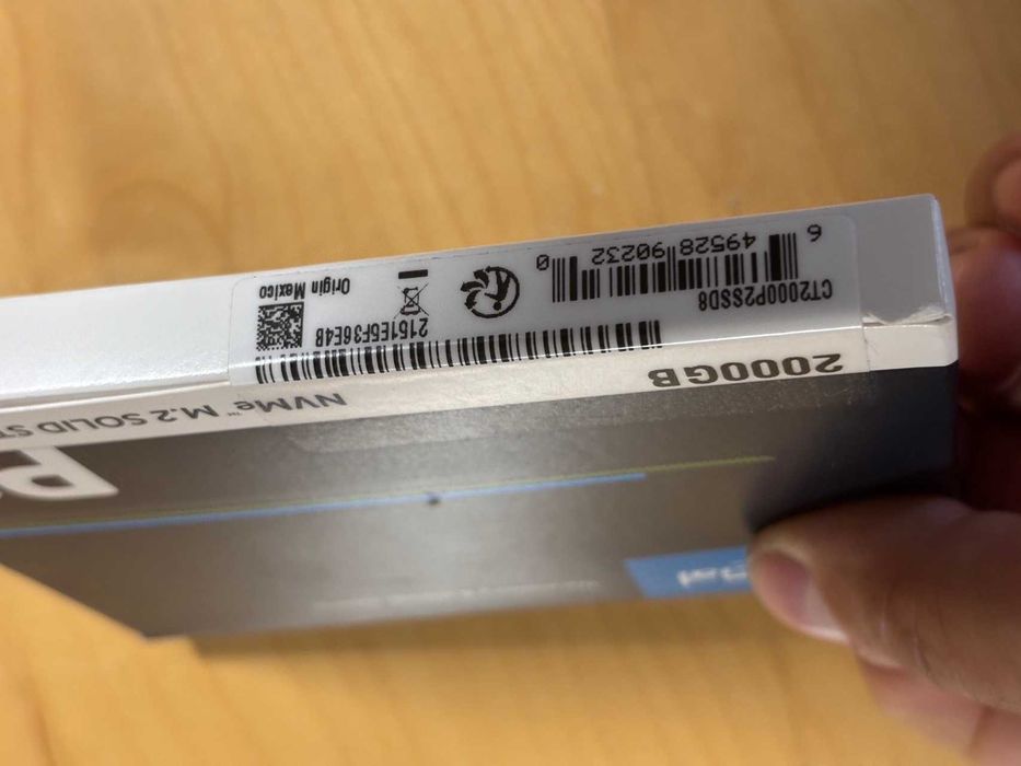 Crucial P2 2TB Testado 94%