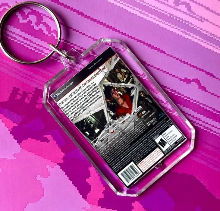 Brelok Heavy Rain - mini okładka gry PS3