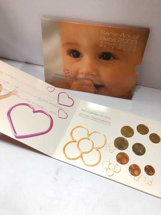 Coleção de moedas Série Anual Bebé 2003