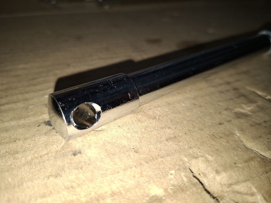 Nowa chromowana oś kola przod wsk 125,175,jawa 175,350