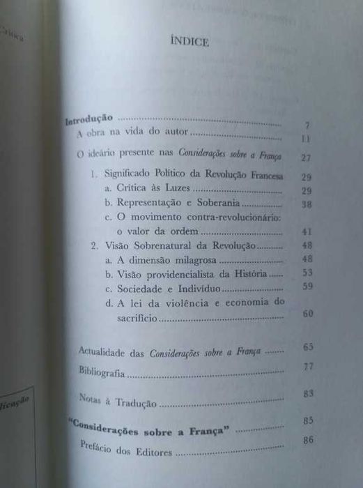 Considerações sobre França - Joseph De Maistre