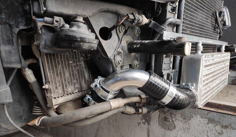 FMIC orurowanie kompletny zestaw pod intercooler frontowy a4 b5 1.9tdi