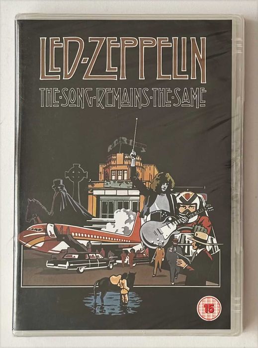 DVD_LED ZEPPELIN – The Song Remains The Same. Legendado em português. Novo e selado.