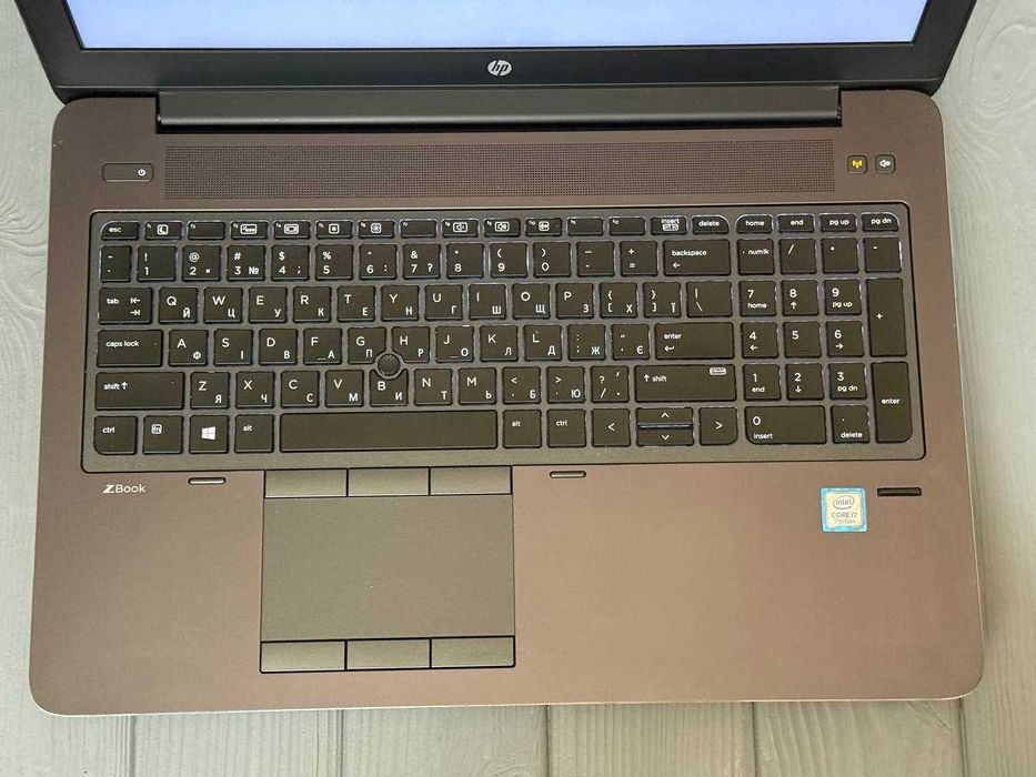 Потужний HP Zbook G4 | i7-7700HQ | 8 Гб DDR4 | 256 SSD  | Ноутбук для монтажу | 204