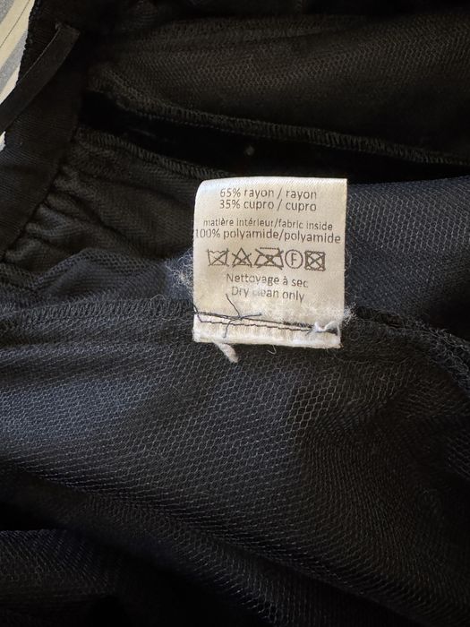 Alaia оригінал чорна оксамитова спідниця розмір 36 XS