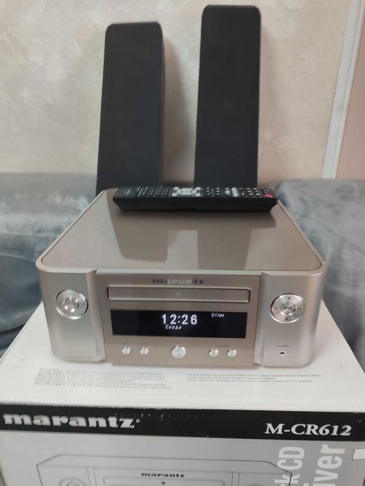 Мережевий медіаплеєр Marantz Melody X M-CR612 +всепогодна настінна акустика Focal SIB XL