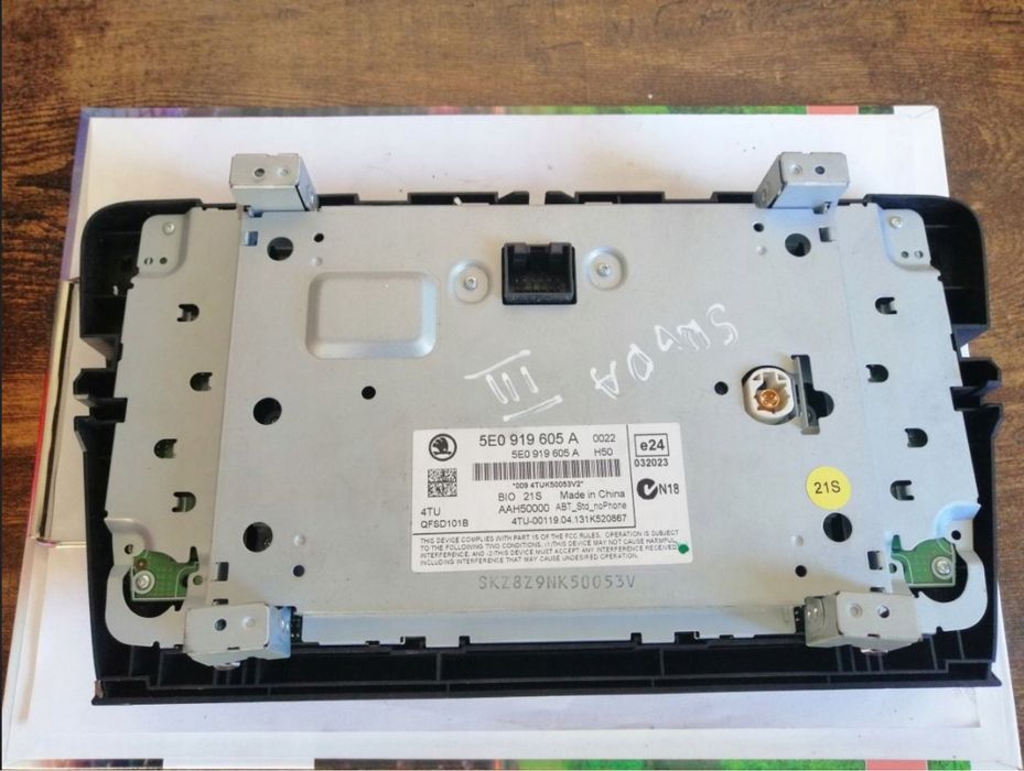 Radio Panel Dotykowy Skoda Octavia OE