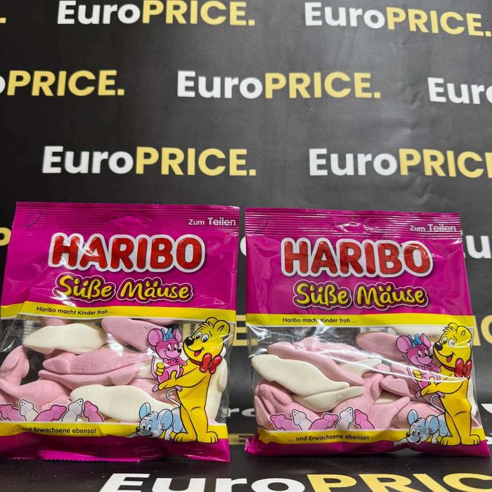 Солодощі гурт з Європи ! Haribo, Oreo, цукерки, гумки shock опт !