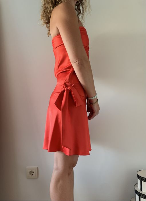 Vestido vermelho United Colors of Benetton