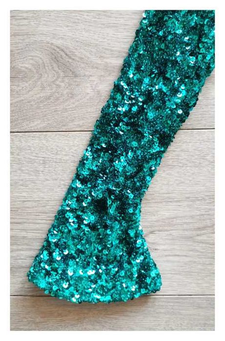 Sukienka cekinowa QUIZ (S/36) #zielona #turkusowa #imprezowa