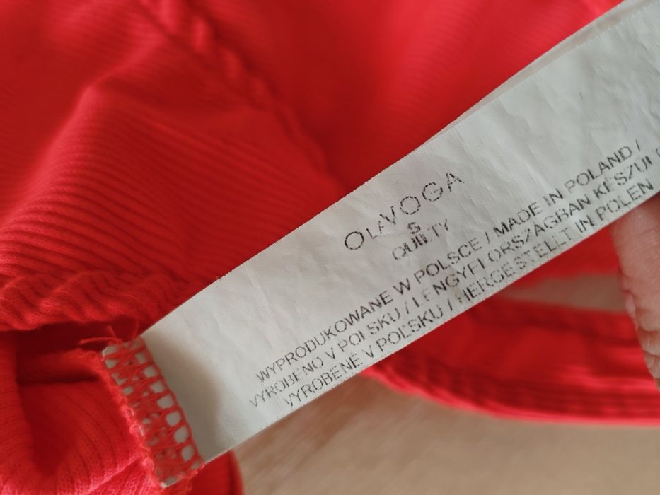 Neonowe body Ola Voga S z zamkiem