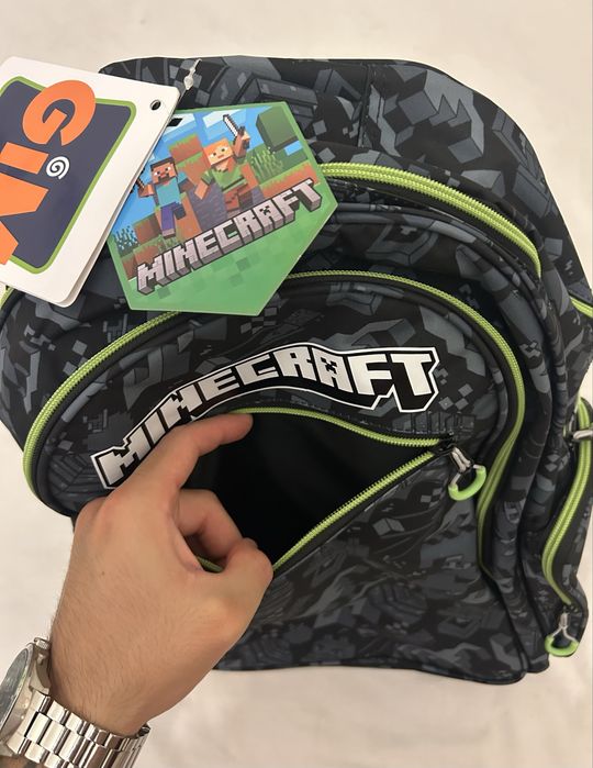 Mochila juvenil oficial Minecraft  ideal para o regresso à escola!