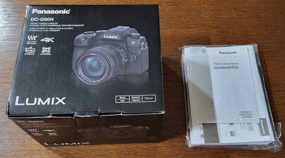 Panasonic Lumix G90 + Panasonic 14-140mm + filtry - jak nowy
