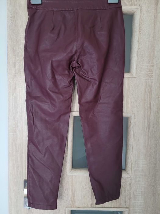 spodnie 7/8 skórka ekologiczna