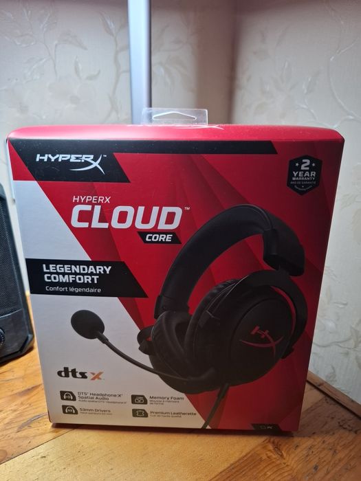 Навушники HyperX Cloud Core DTS Black