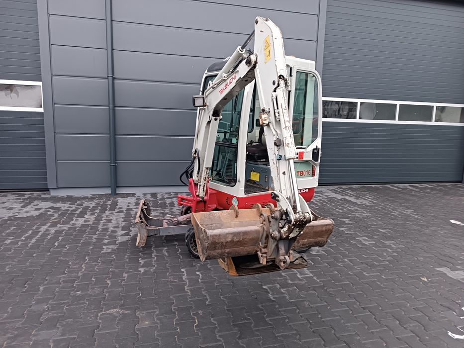 Wynajem minikoparki Takeuchi TB016 Łomża Zambrów minikoparka