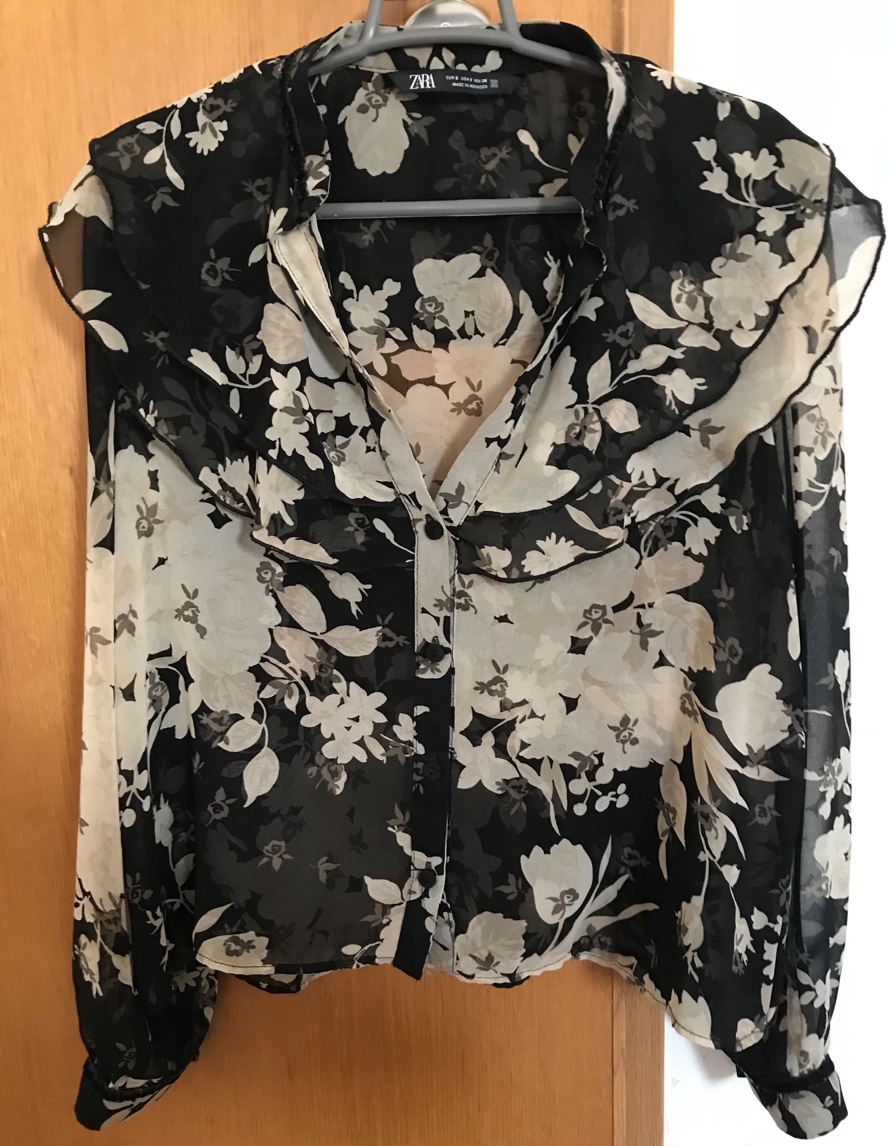 Camisa florida Zara S Mira OLX Portugal
