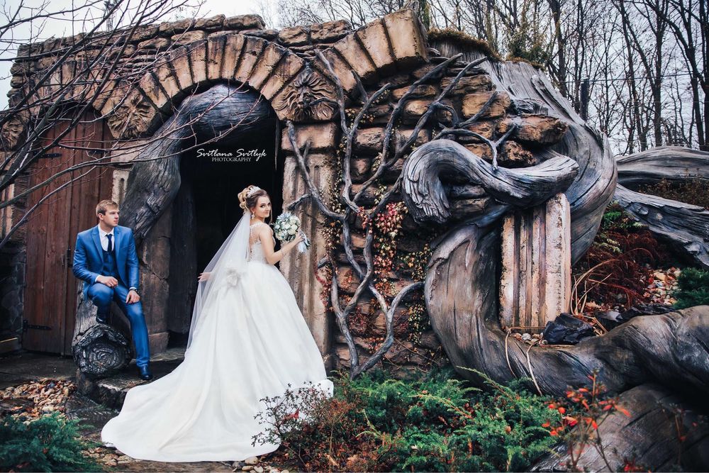 Весільна сукня фатінова