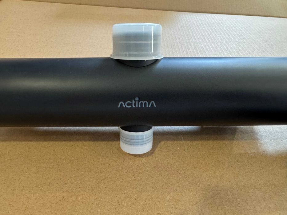 Zestaw prysznicowy natynkowy termostat  Excellent Roun czarny - 925 zł