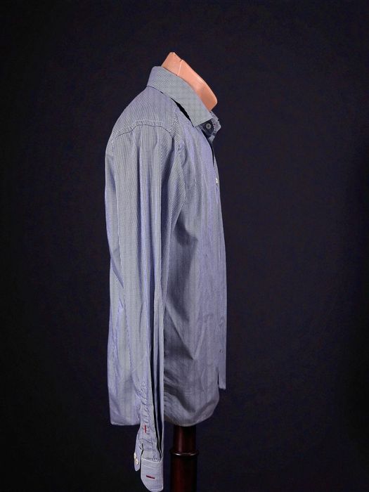 Eton roz. L/43 męska elegancka koszula w delikatną kratkę