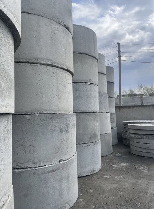 Бетонні кільця Круги для септика ДОСТАВКА Кольца бетонные Выгребная яма