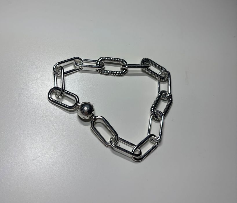 Bransoletka srebrna na charms