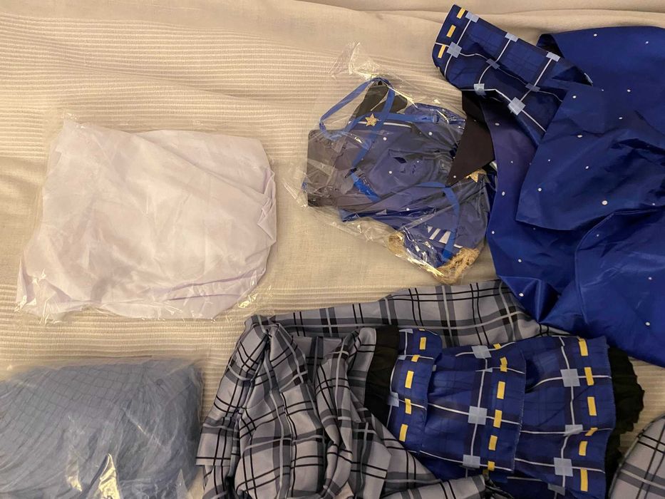 Hololive Hoshimachi Suisei Vtuber Cosplay + Wig Peruka Wetrose