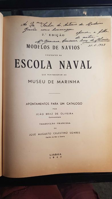 Modelos de Navios Escola Naval e museu da Marinha 1947