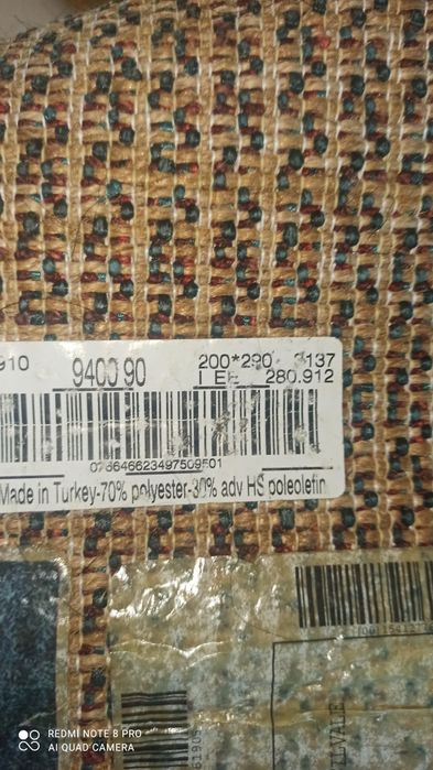 Tapete grande de pêlo curto