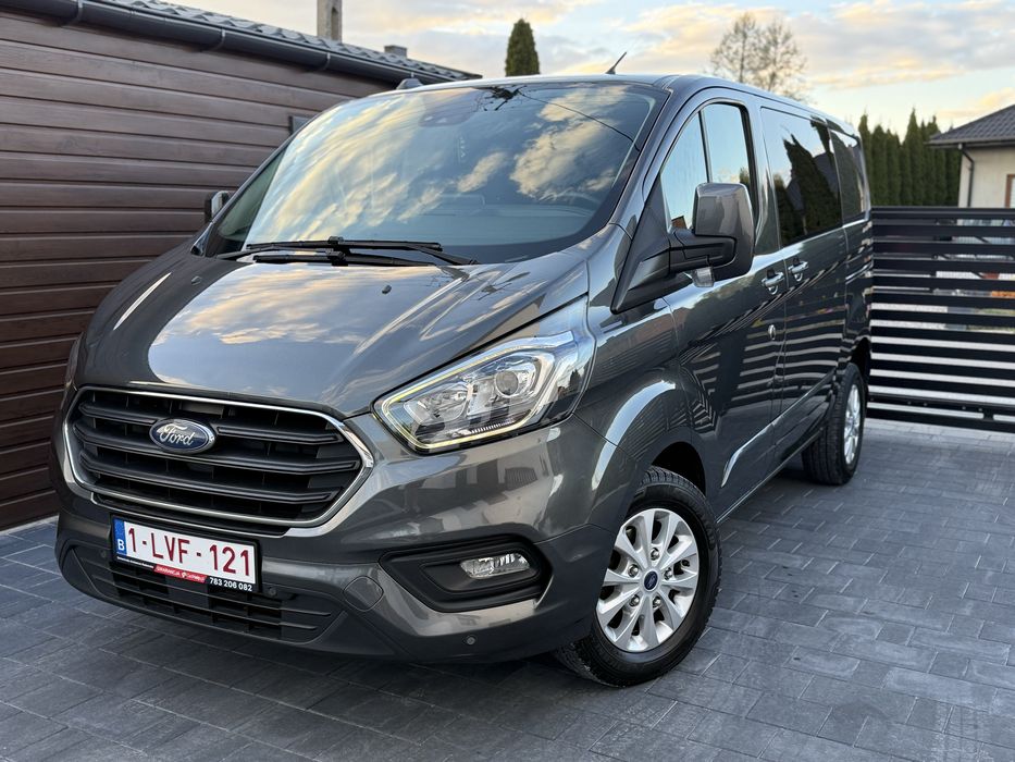 Ford Transit Custom Brygadówka 5-osobowy Faktura Vat 23% Leasing Kredyt Limited L1H1