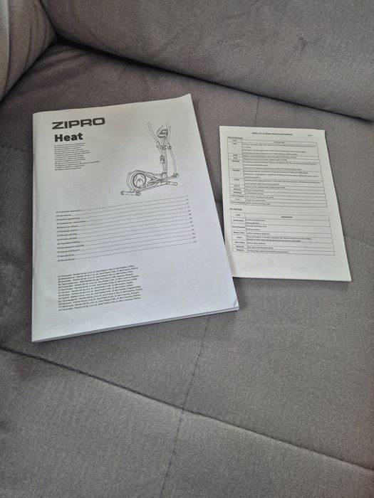 Trenażer eliptyczny Zipro Heat iConsole+ /elektryczno-magnetyczny