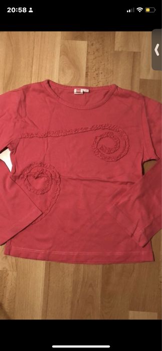 Bluzka koszulka z długim rękawem dla dziewczynki 128 cool club