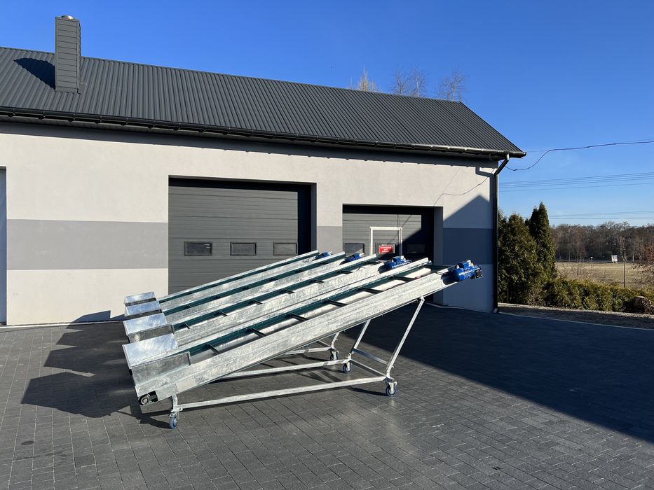 podajnik taśmowy, Przenośnik taśmowy 4m, podajnik, taśmociąg