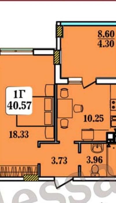 (4) Евродвушка  в ЖК "Розенталь"
