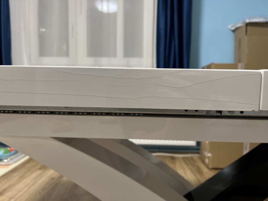 Stół „X” rozkladany 160/240 wysoki połysk