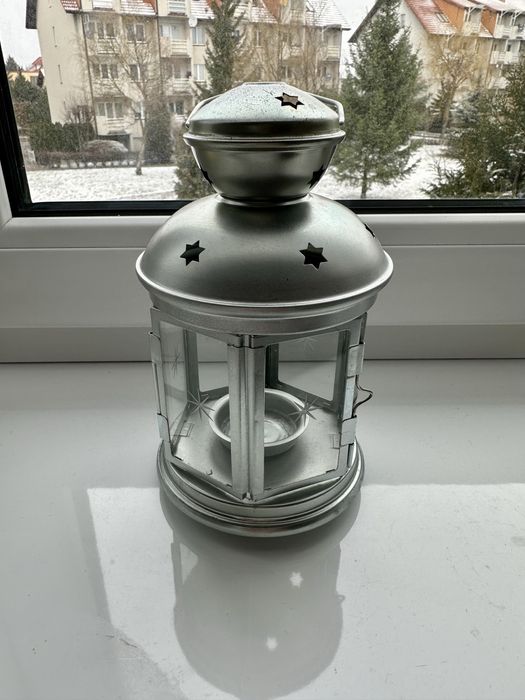 Piekny lampion na jedna swieczke