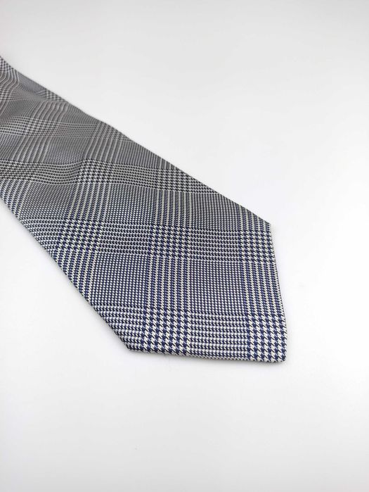 Argyle & Sutherland jedwabny krawat w kratkę księcia walii pow mpi69
