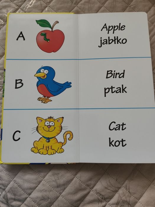 Moje pierwsze słowa po polsku i angielsku