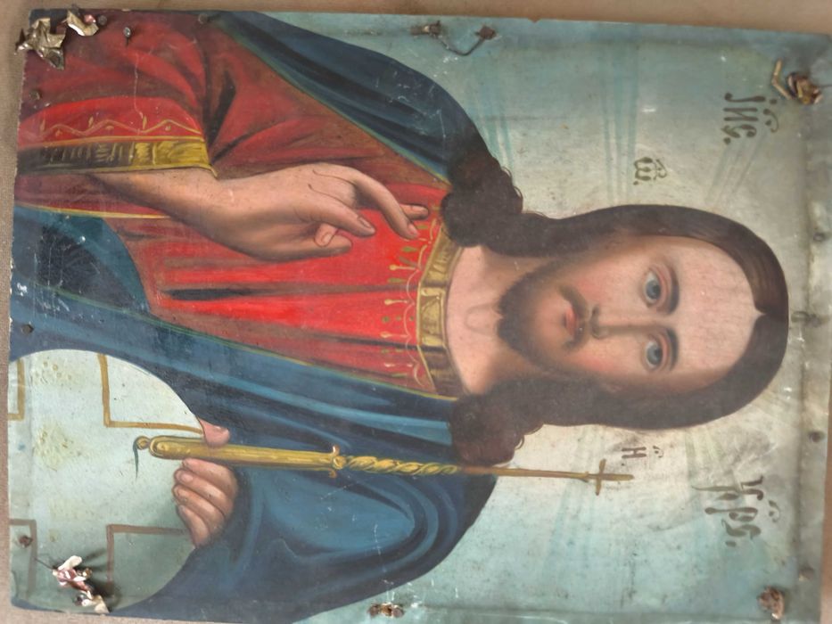 Пара старинных икон