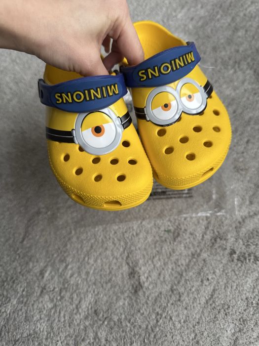 Сабо Crocs C12 Classic Minions Kids clog С12 18,5 см 28 29 міньйони