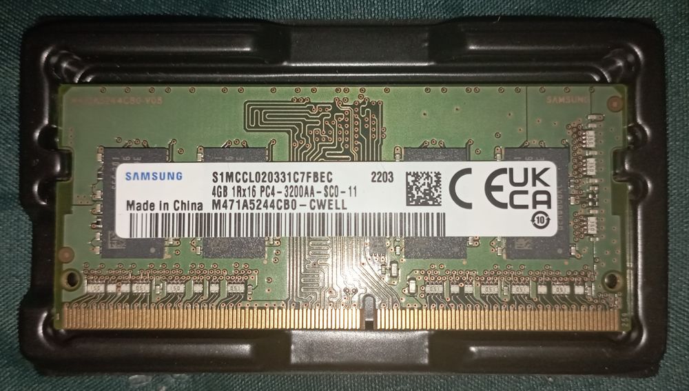 Оперативна пам'ять до ноутбука 4 gb ddr4 3200
